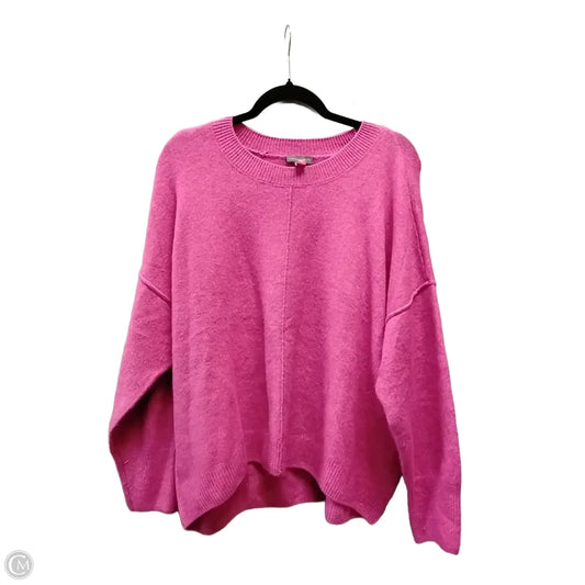Top Long Sleeve By Vince Camuto In Pink, Size: Xl