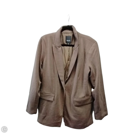Blazer By Simply Vera In Brown, Size: Xl