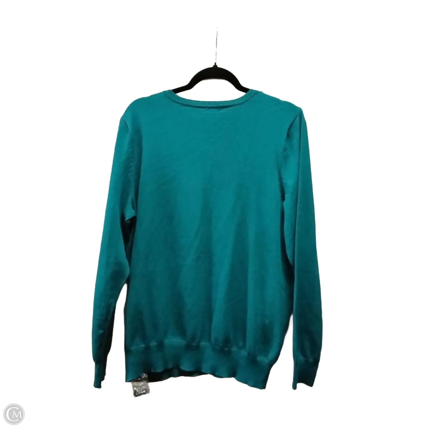 Top Long Sleeve By Jaclyn Smith In Blue, Size: Xl