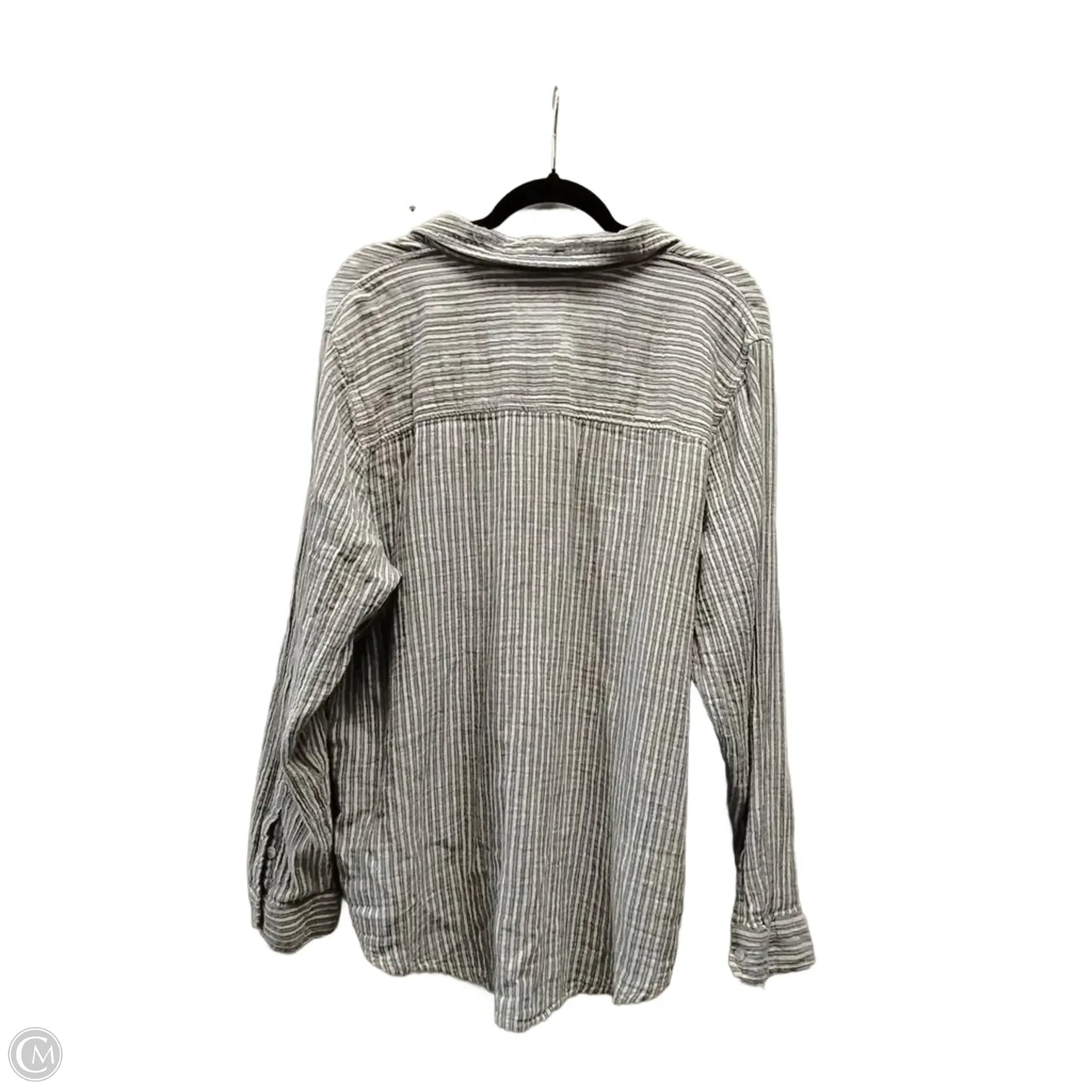 Top Long Sleeve By Universal Thread In Striped Pattern, Size: Xxl