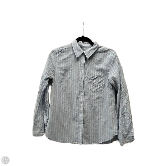 Top Long Sleeve By Ann Taylor In Striped Pattern, Size: S