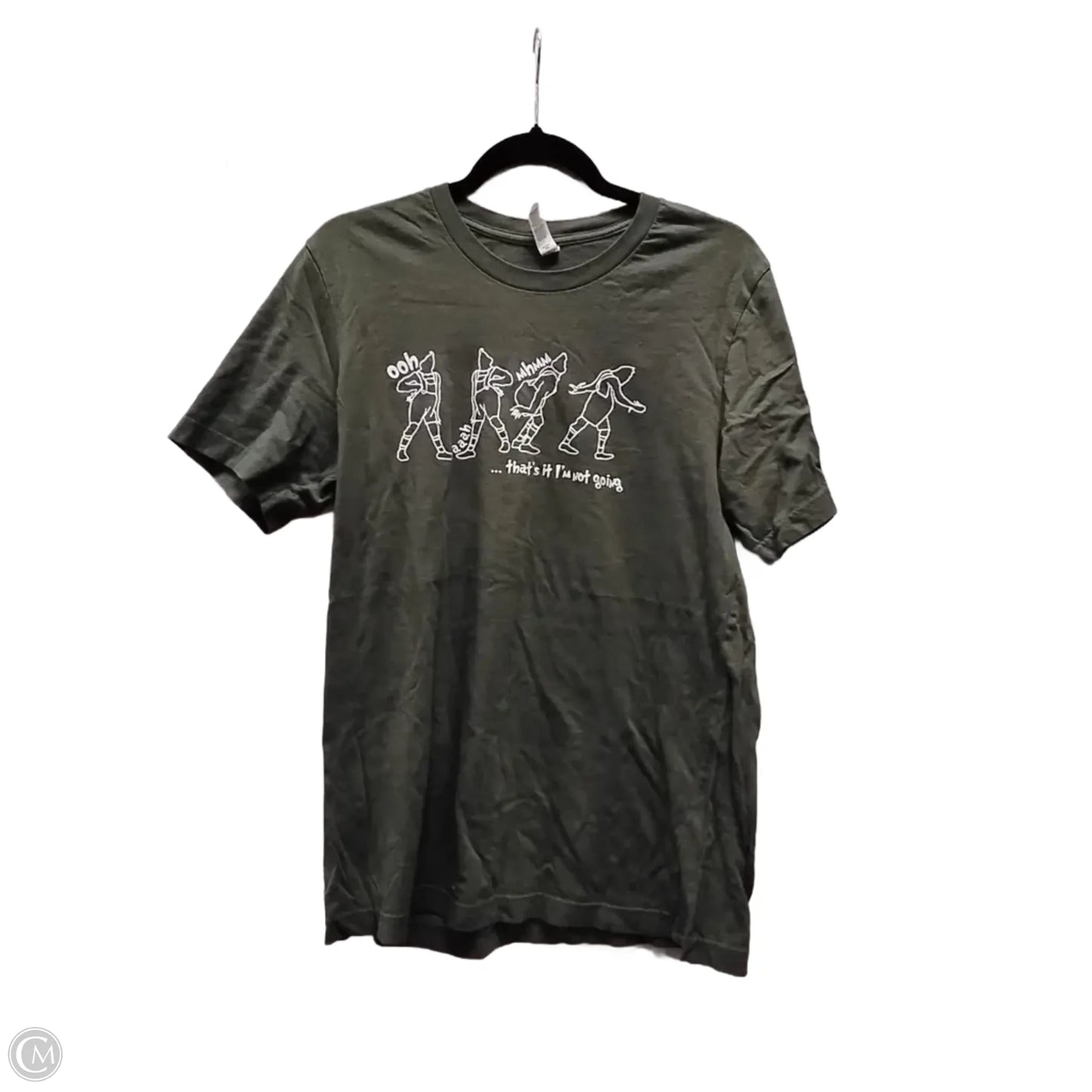 Top Short Sleeve Basic By Bella + Canvas In Green, Size: L