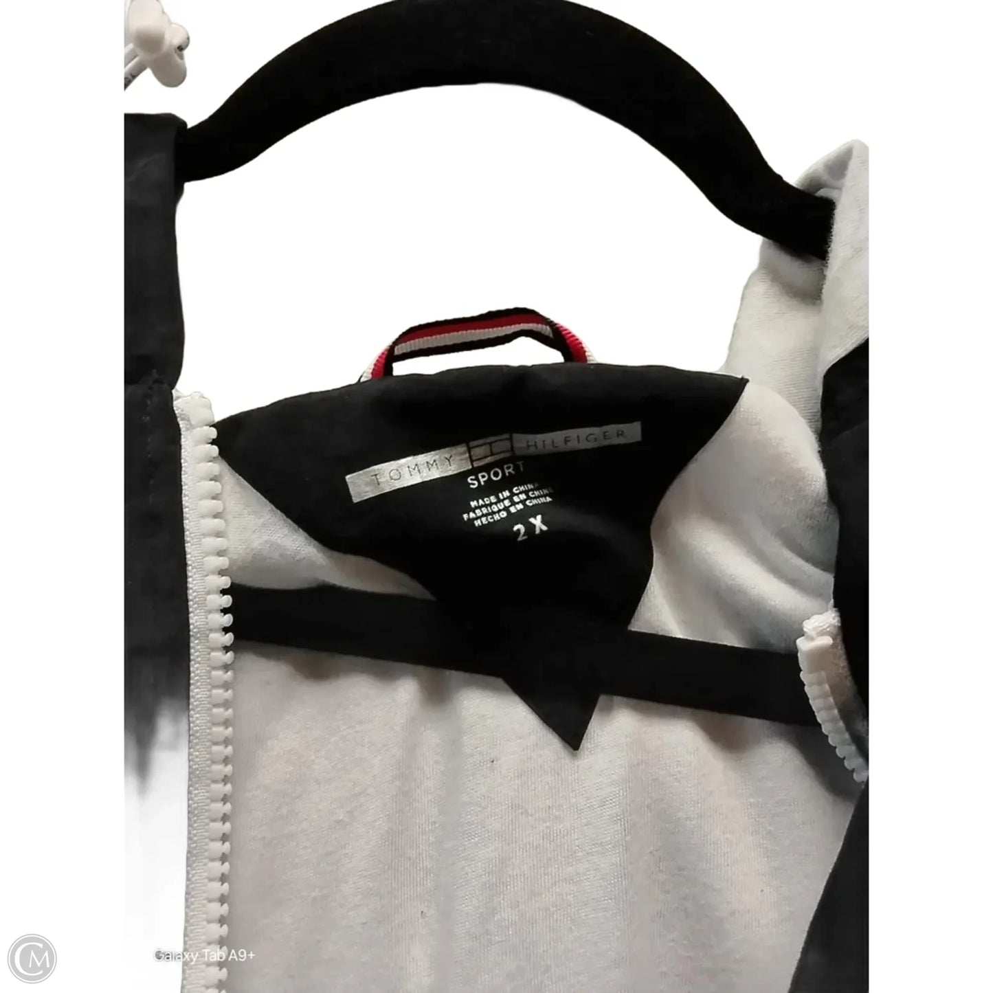 Jacket Puffer & Quilted By Tommy Hilfiger In Black, Size: 3x