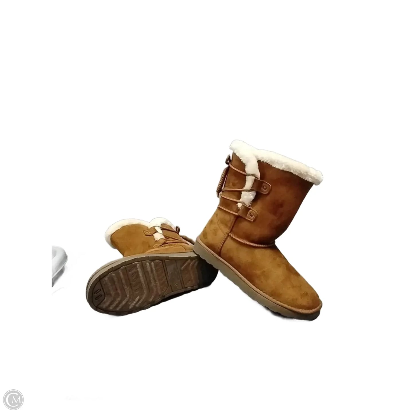 Boots Snow By Popfit In Brown, Size: 8