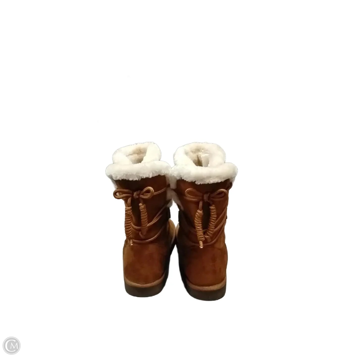 Boots Snow By Popfit In Brown, Size: 8