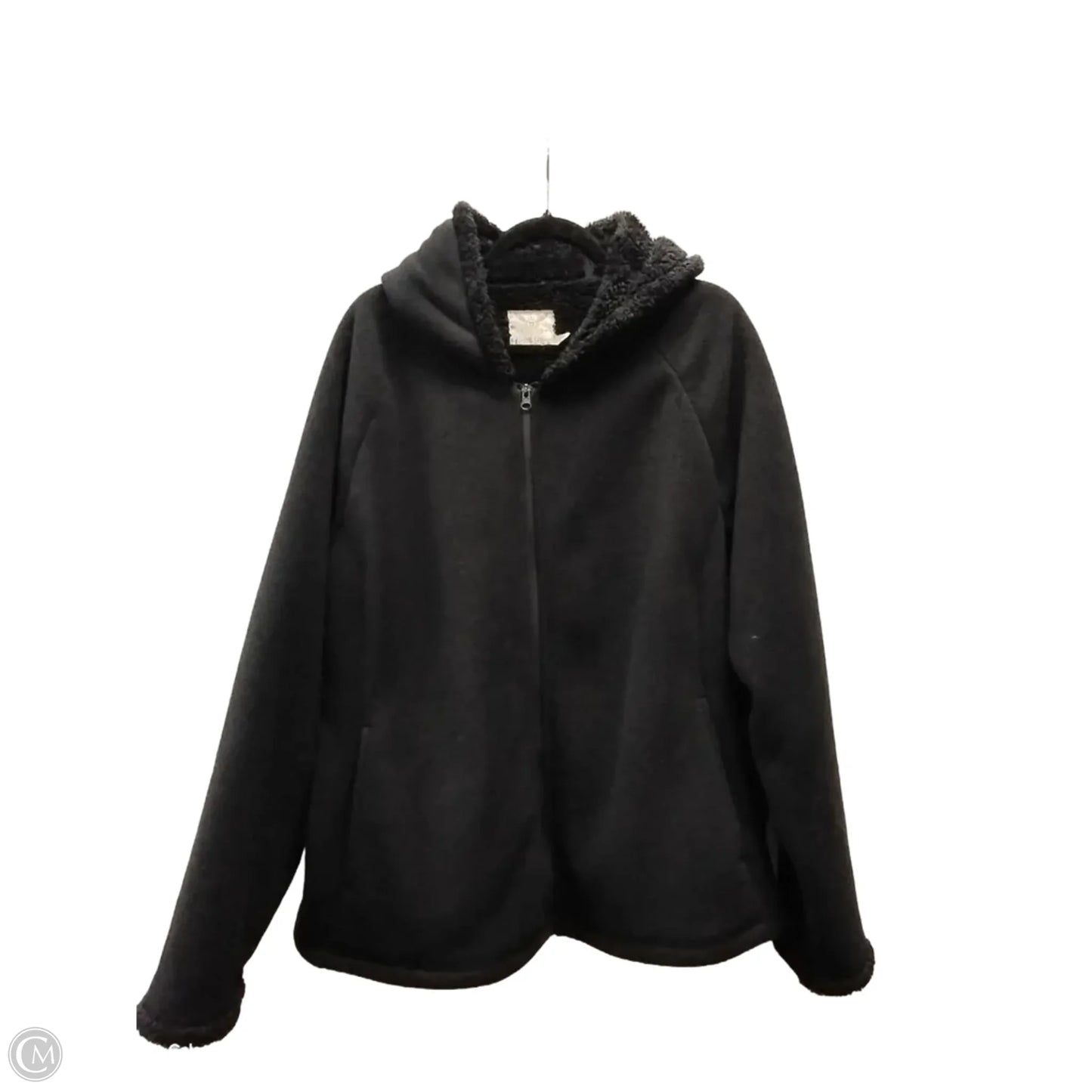 Jacket Other By Faded Glory In Black, Size: 3x