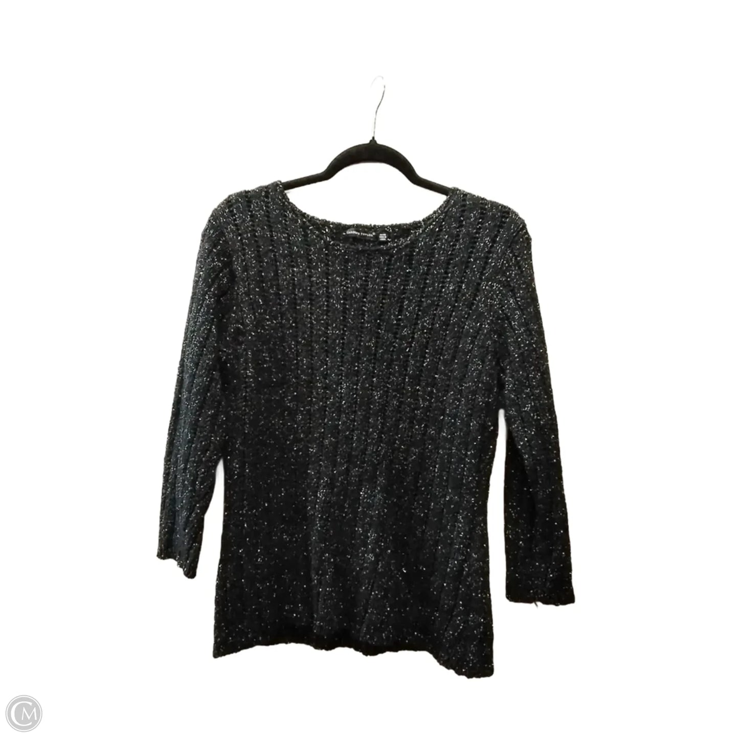 Top Long Sleeve By Carolyn Taylor In Black, Size: Xl