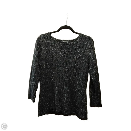 Top Long Sleeve By Carolyn Taylor In Black, Size: Xl