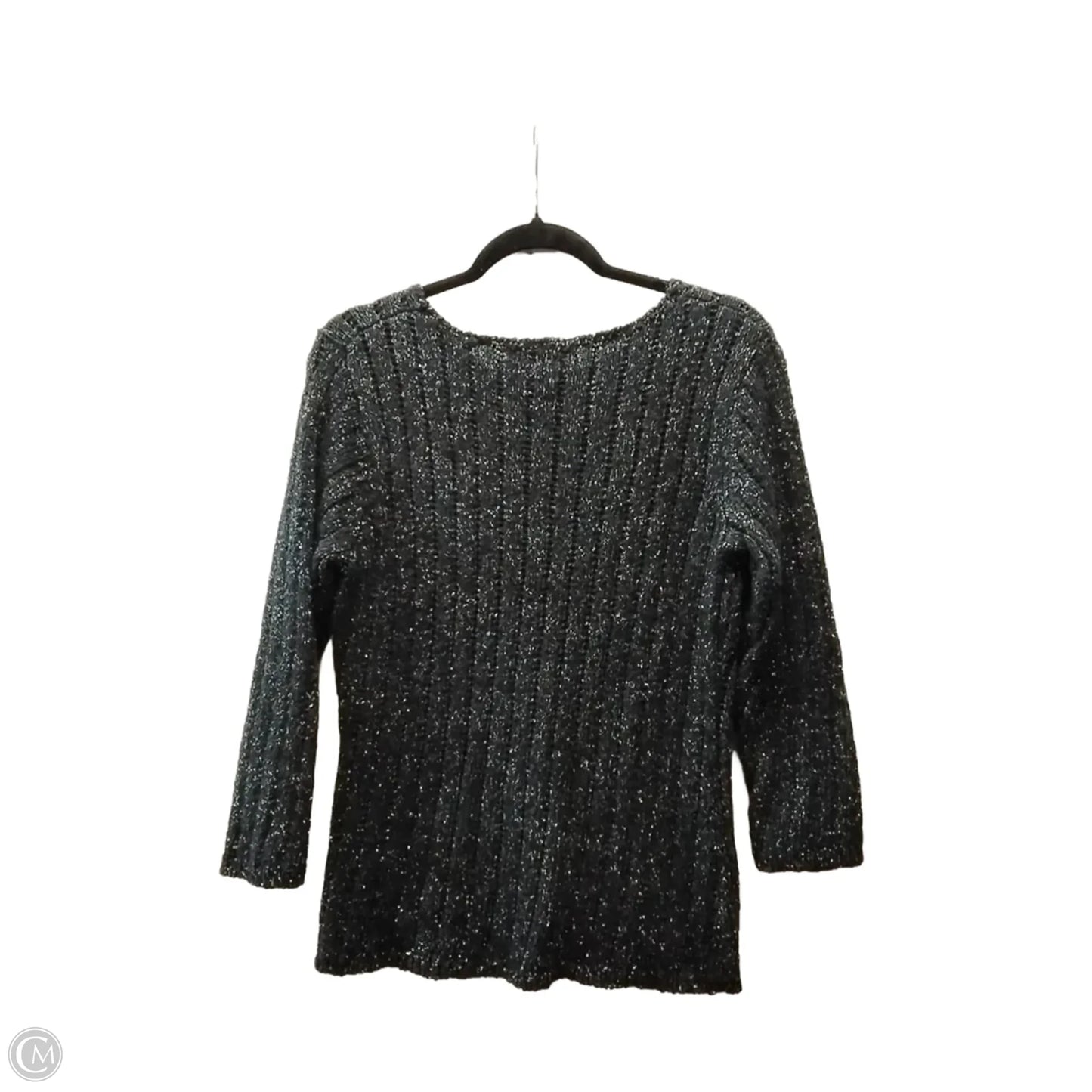 Top Long Sleeve By Carolyn Taylor In Black, Size: Xl