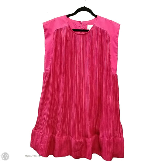 Dress Casual Midi By Anthropologie In Red, Size: L