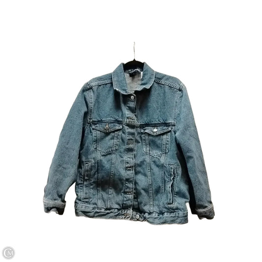 Jacket Denim By Divided In Blue Denim, Size: Xl