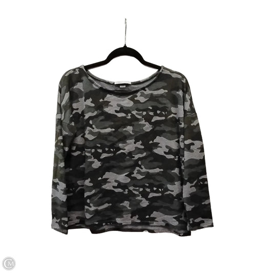 Top 3/4 Sleeve By Tart In Camouflage Print, Size: S