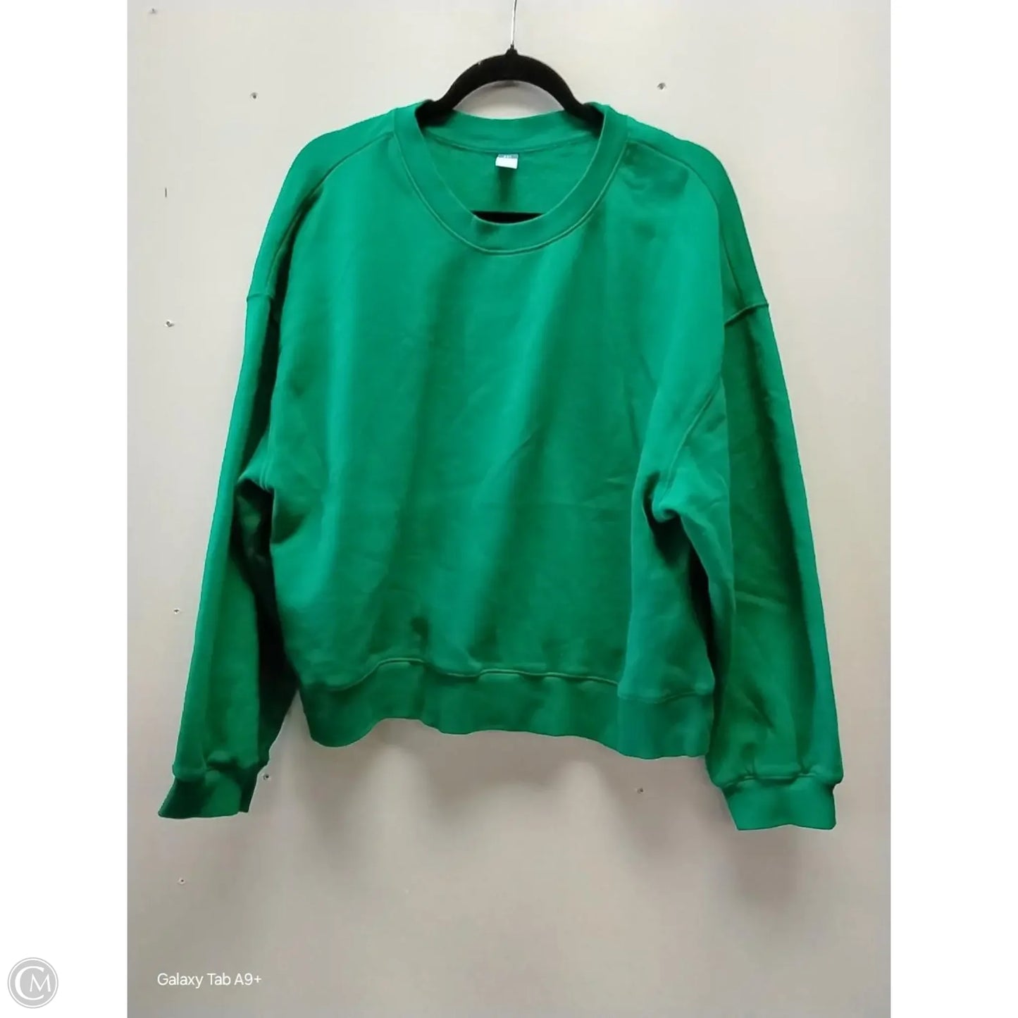Sweatshirt Crewneck By Old Navy In Green, Size: Xxl