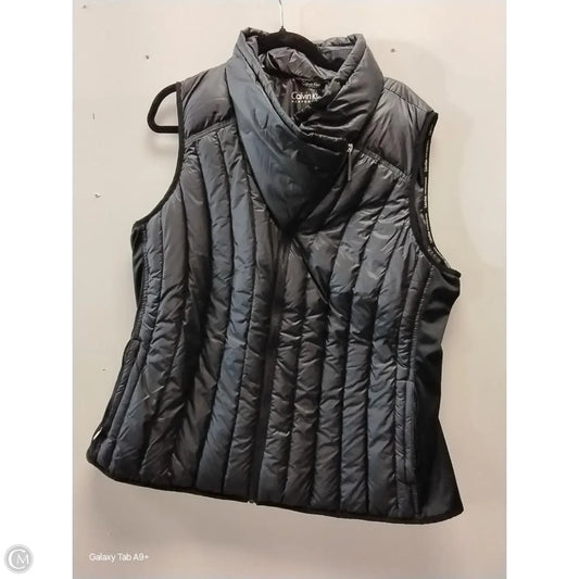 Vest Puffer & Quilted By Calvin Klein Performance In Black, Size: 3x