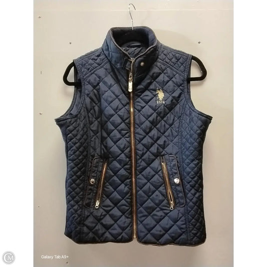 Vest Puffer & Quilted By Polo Ralph Lauren In Blue, Size: M