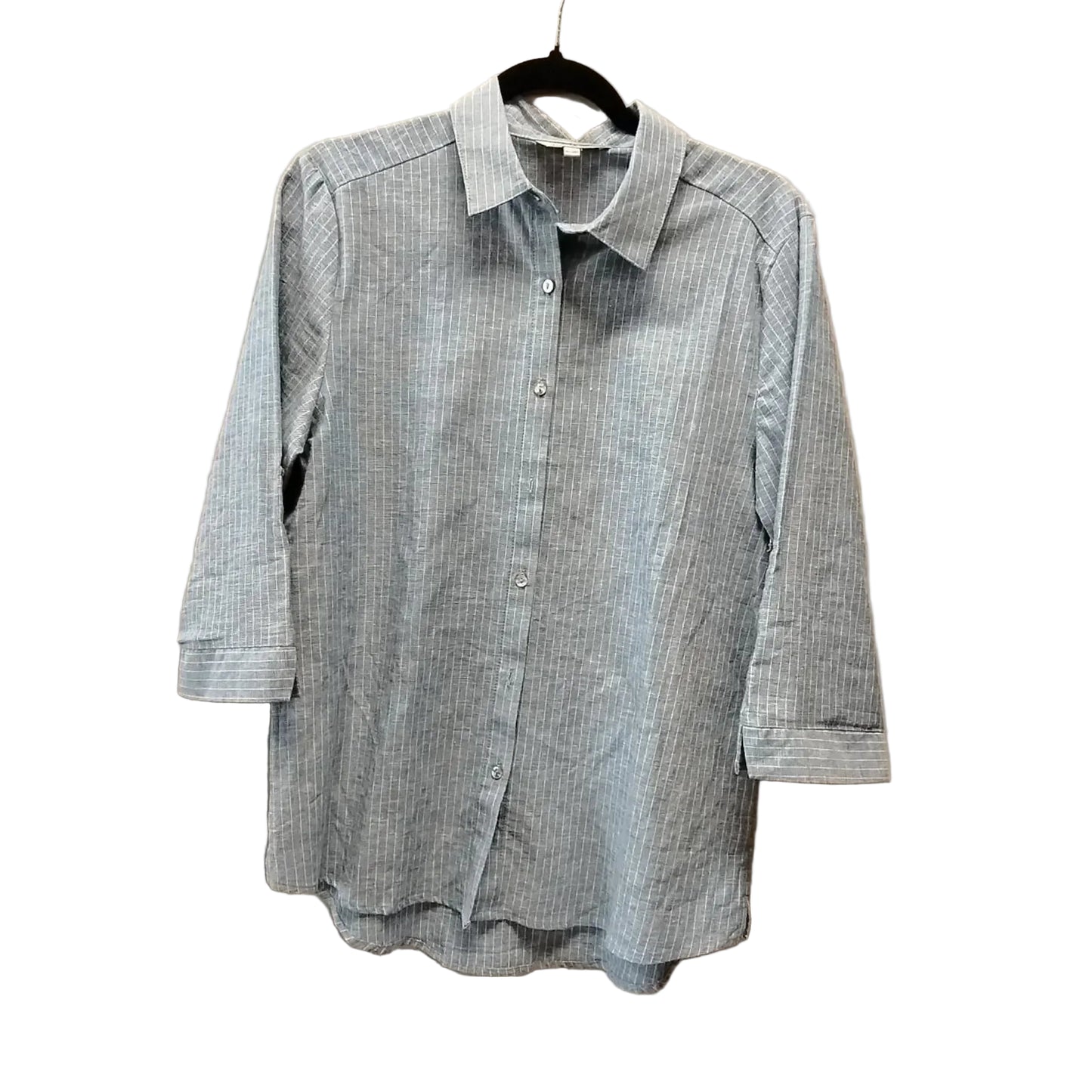 Top 3/4 Sleeve By Clothes Mentor In Blue, Size: S