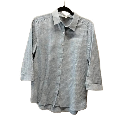 Top 3/4 Sleeve By Clothes Mentor In Blue, Size: S