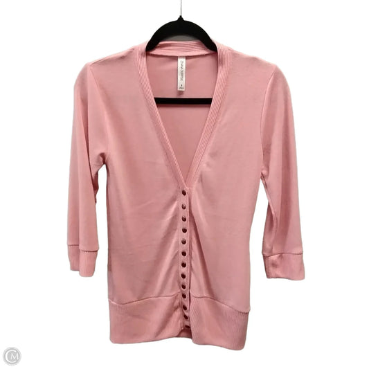 Cardigan By Zenana Outfitters In Pink, Size: S