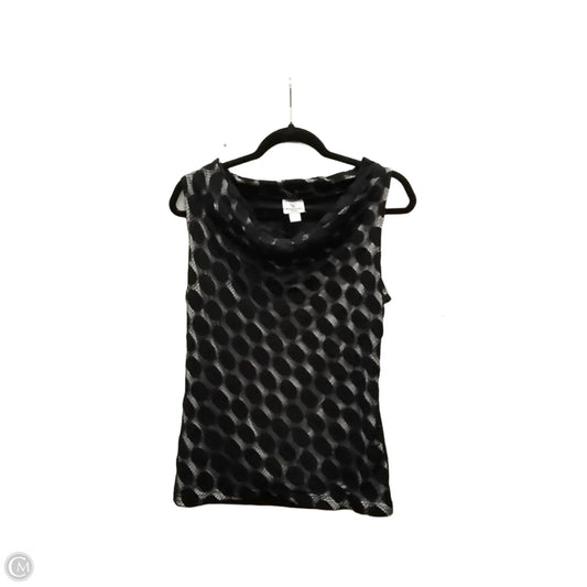 Top Sleeveless By Worthington In Black, Size: M