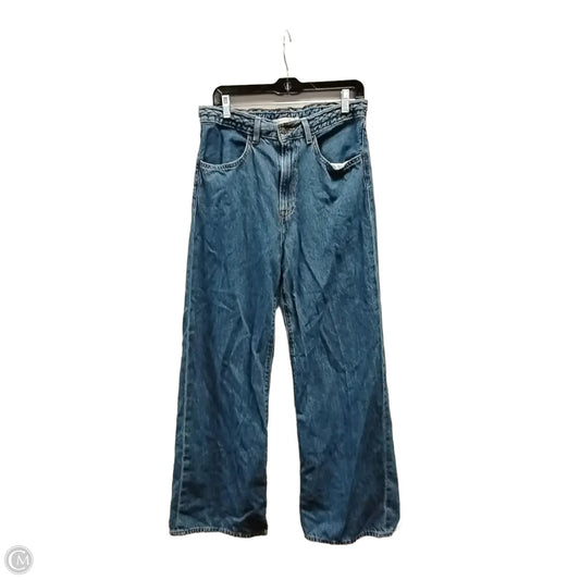 Jeans Wide Leg By Levis In Blue Denim, Size: 10
