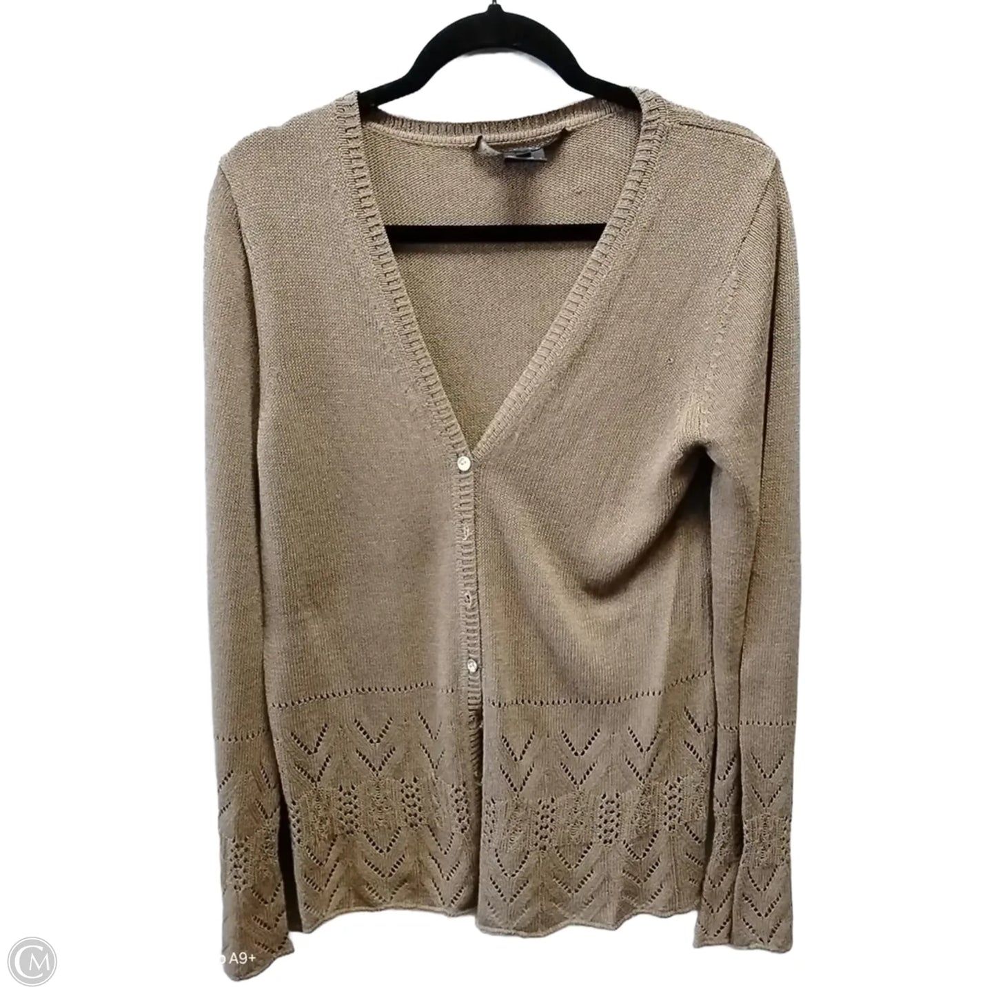 Cardigan By Clothes Mentor In Brown, Size: M