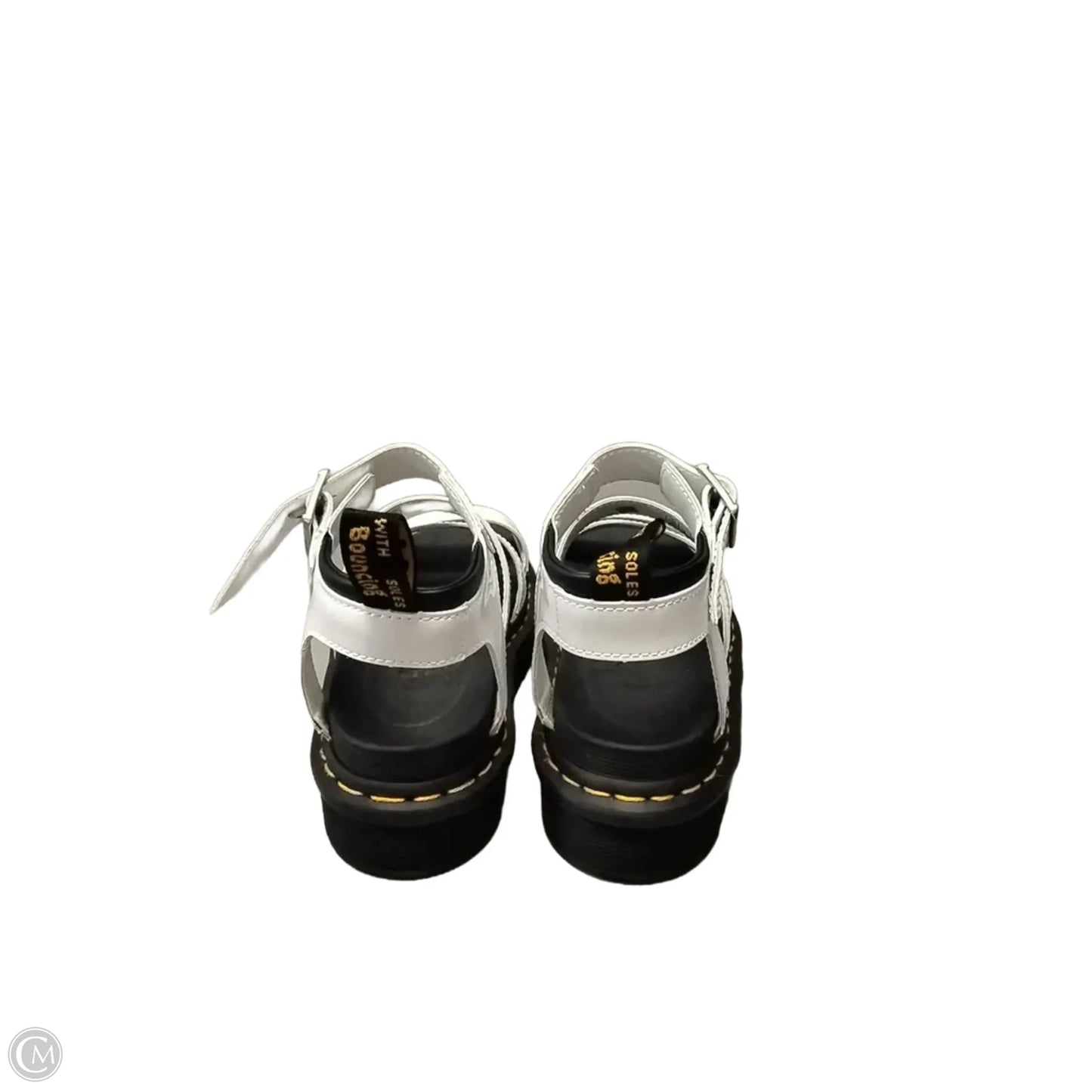 Sandals Heels Platform By Dr Martens In White, Size: 7