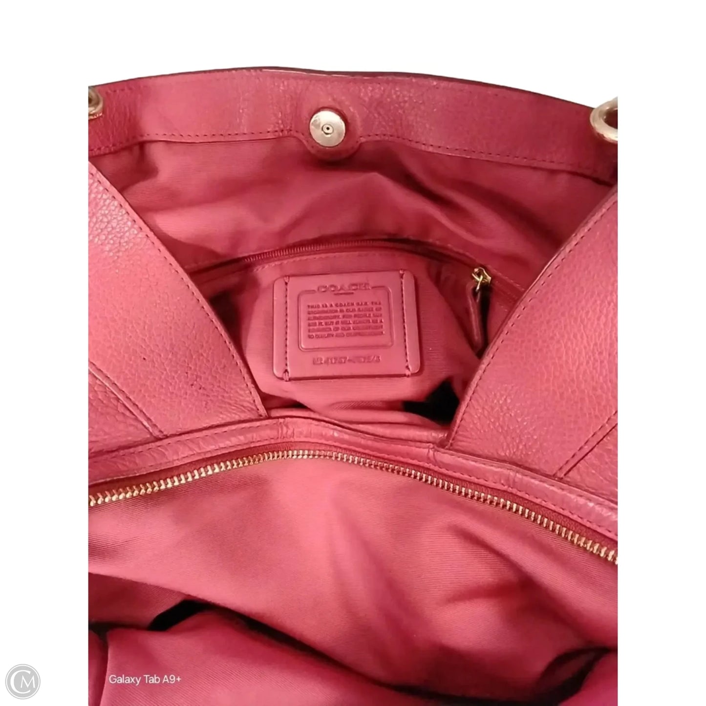 Handbag Designer By Coach, Size: Medium