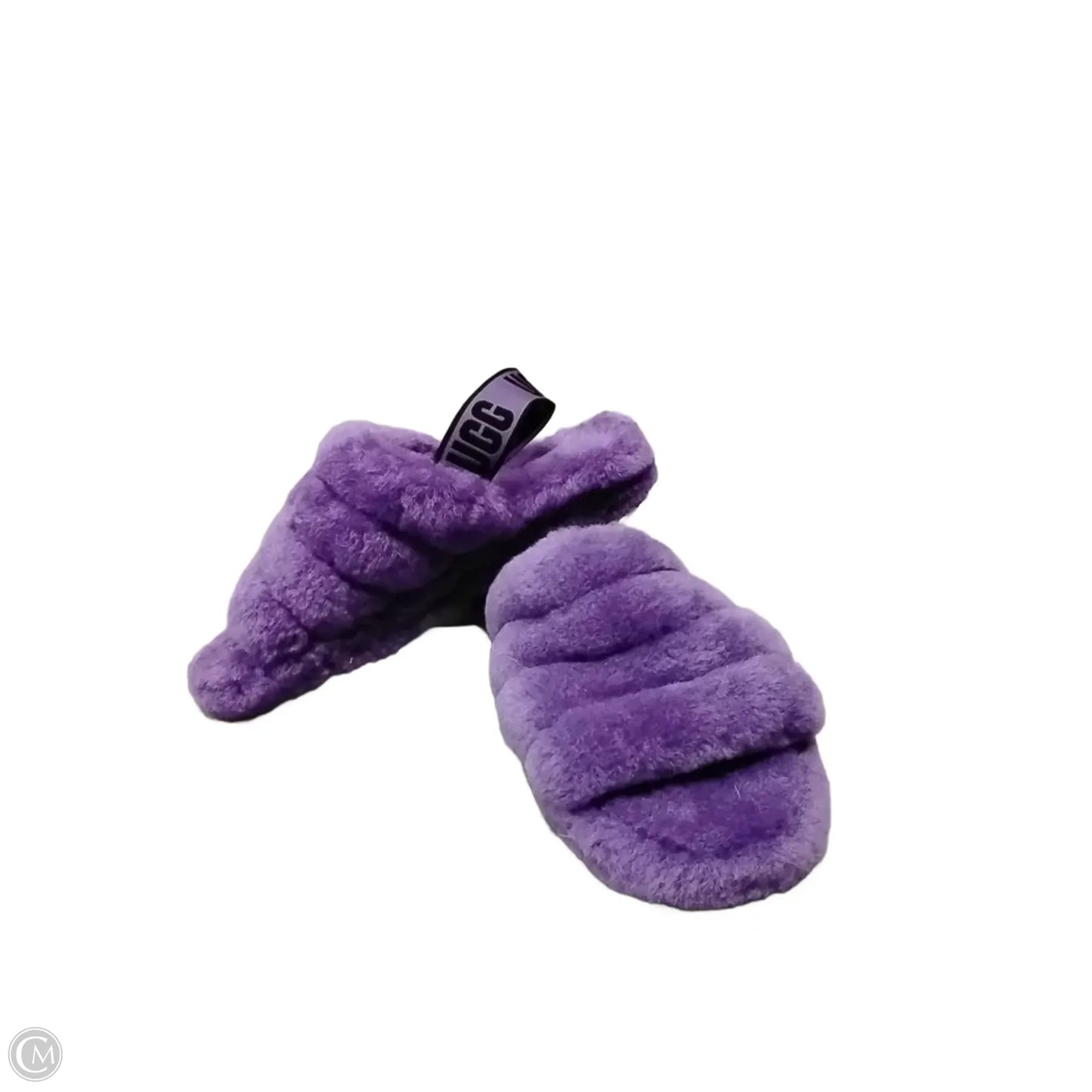 Slippers Designer By Ugg In Purple, Size: 7