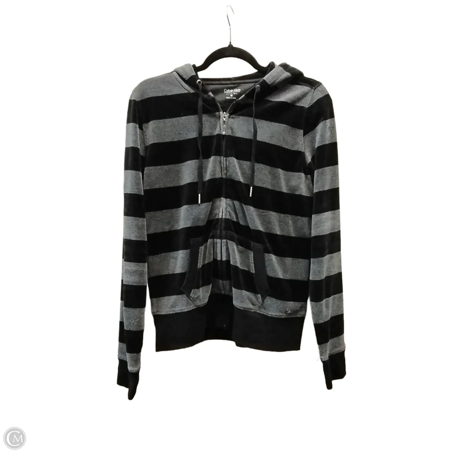 Jacket Other By Calvin Klein Performance In Striped Pattern, Size: M