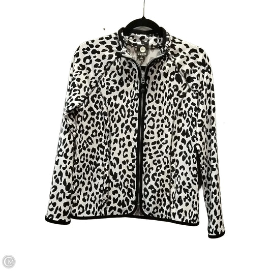 Athletic Jacket By Jones New York In Animal Print, Size: S