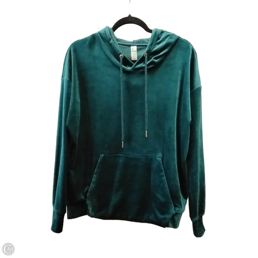 Sweatshirt Hoodie By Green Tea In Green, Size: M