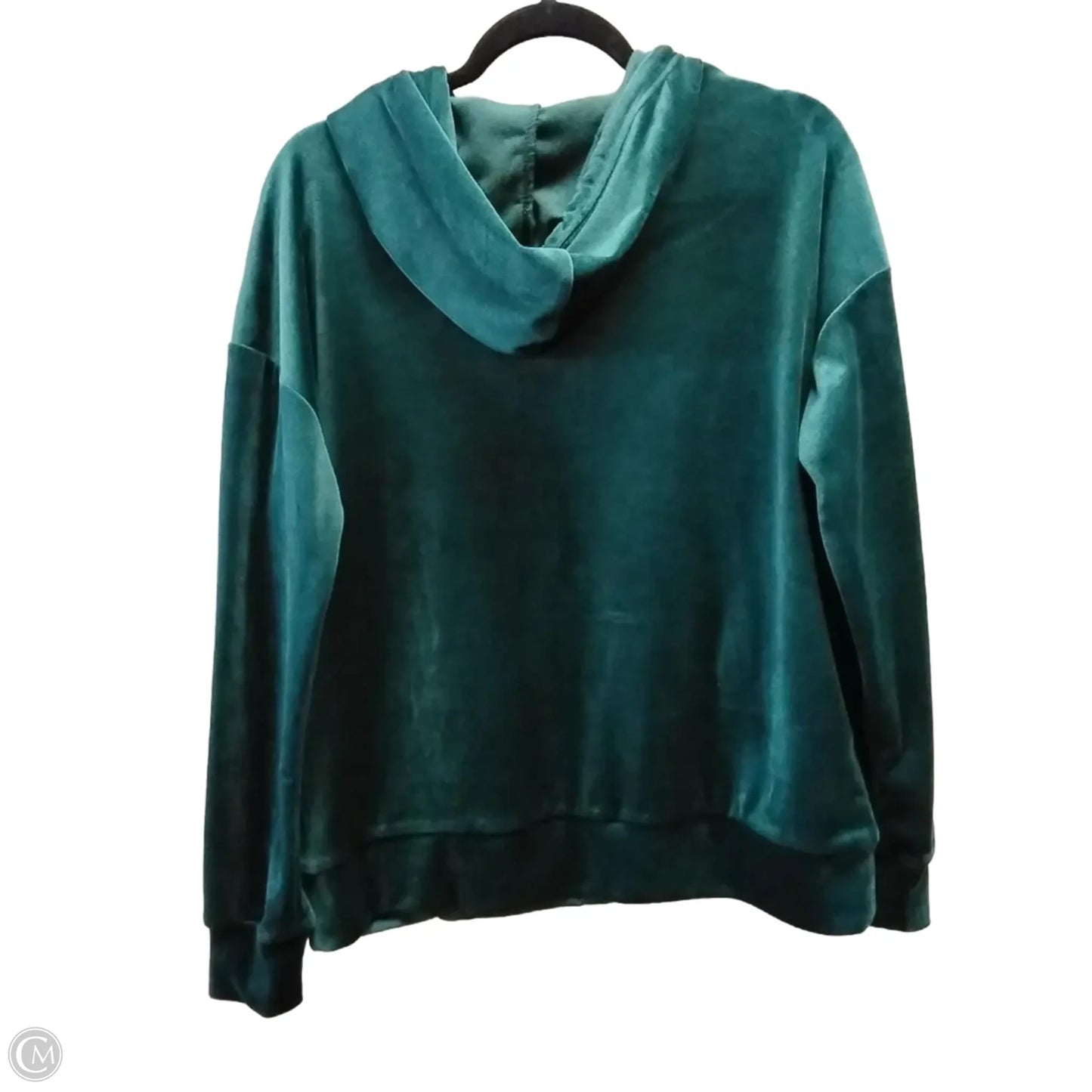 Sweatshirt Hoodie By Green Tea In Green, Size: M