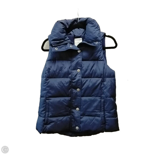 Vest Puffer & Quilted By Old Navy In Blue, Size: S