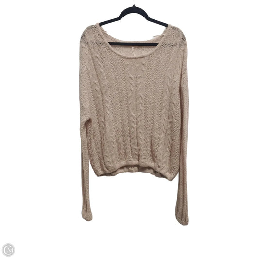 Sweater By Free People In Brown, Size: S