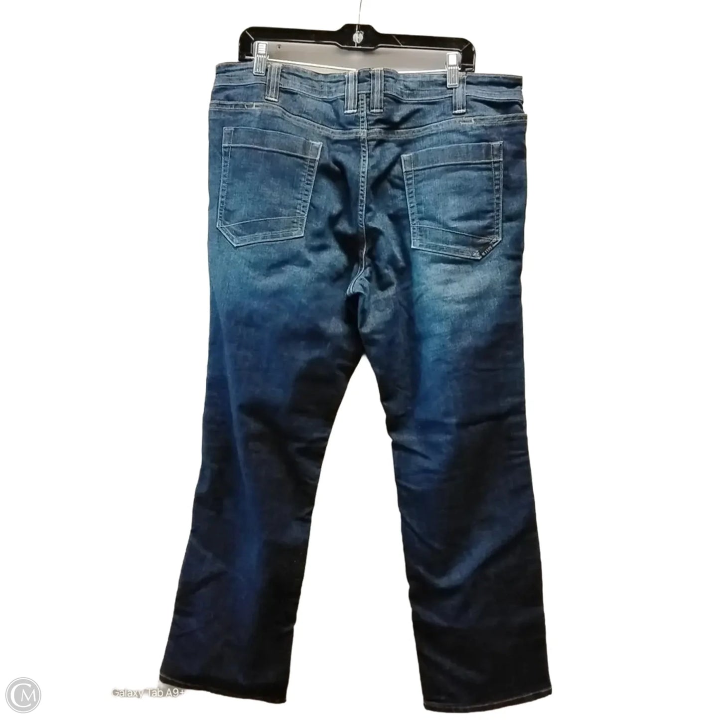 Jeans Straight By Clothes Mentor In Blue Denim, Size: 14