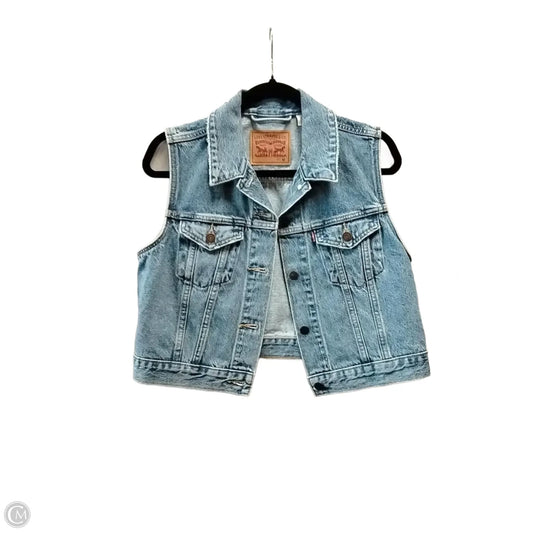 Vest Other By Levis In Blue Denim, Size: M