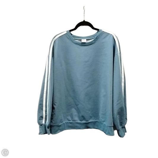 Sweatshirt Crewneck By Clothes Mentor In Blue, Size: Xxl