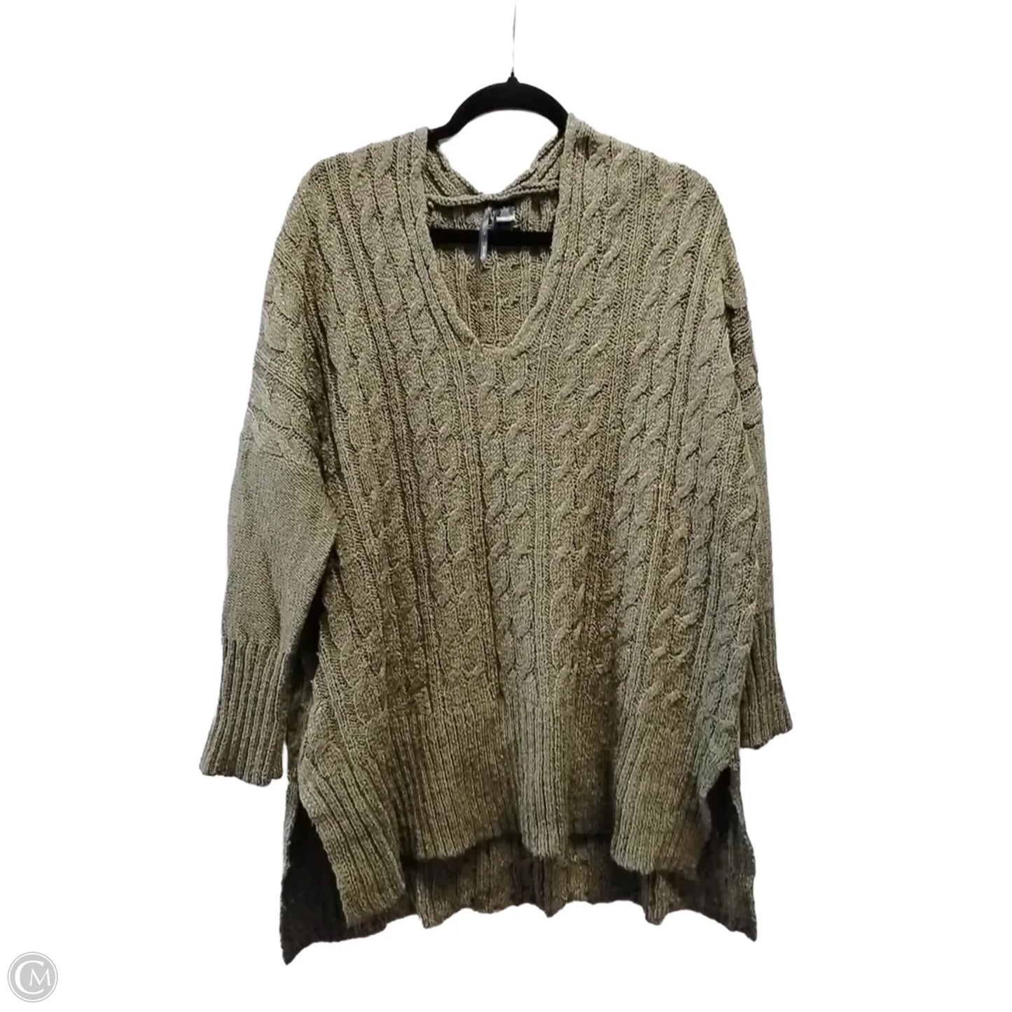 Sweater By Clothes Mentor In Green, Size: L