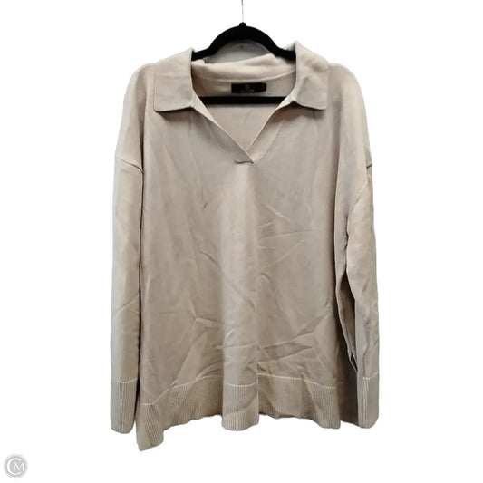 Sweater By Lillusory In Tan, Size: L