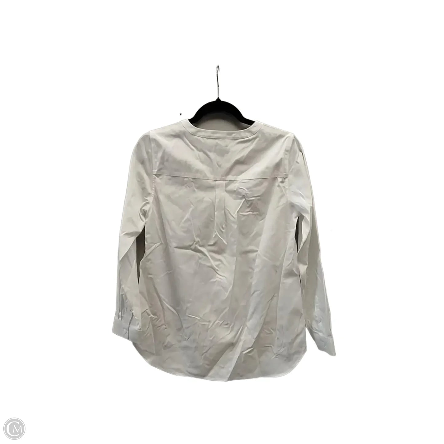 Top Long Sleeve By Talbots In White, Size: S