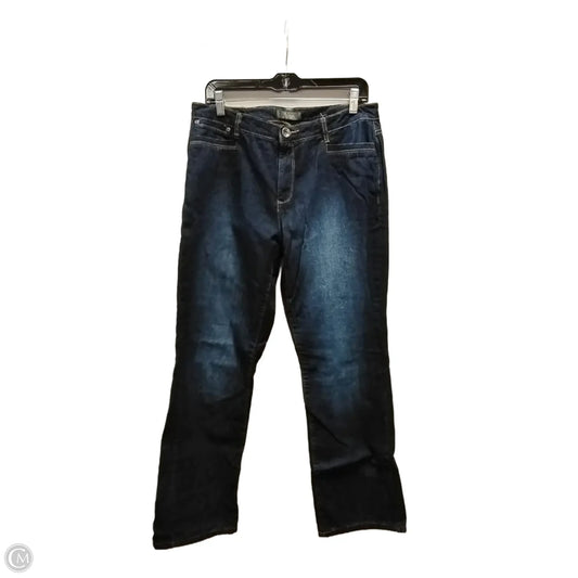Jeans Wide Leg By Natural Reflections In Blue Denim, Size: 12
