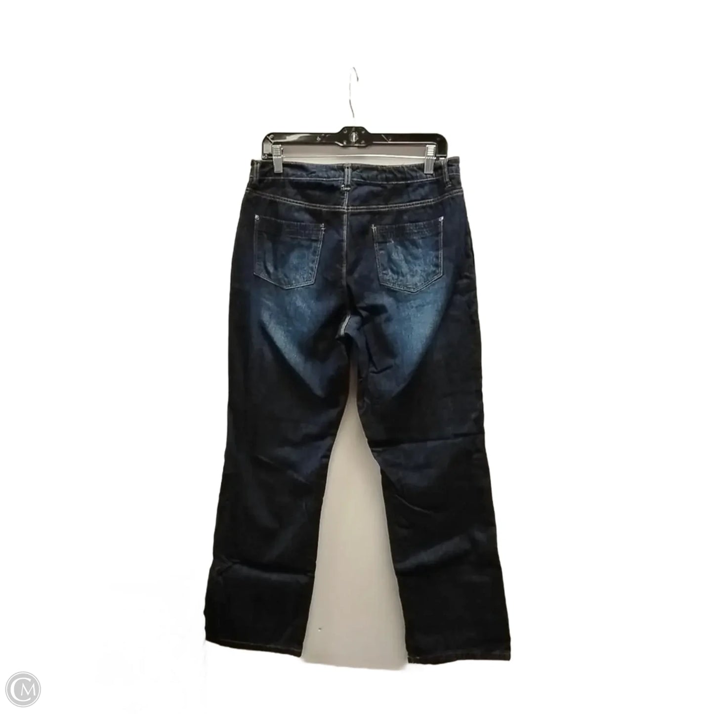 Jeans Wide Leg By Natural Reflections In Blue Denim, Size: 12