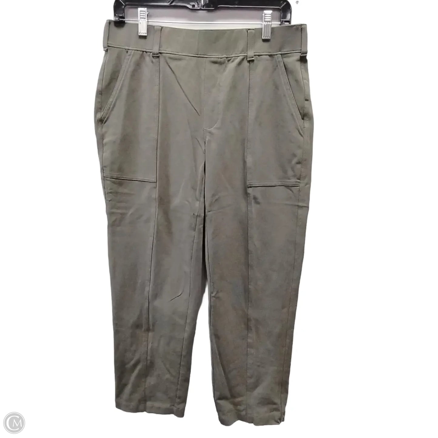 Pants Cropped By Lands End In Green, Size: M