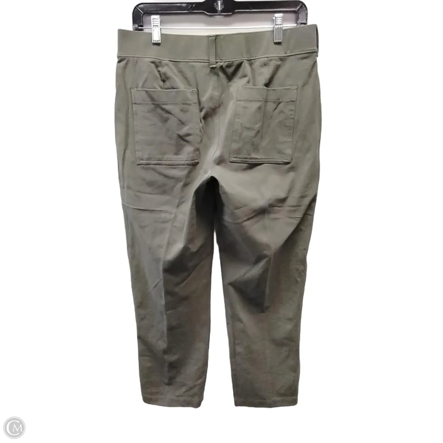 Pants Cropped By Lands End In Green, Size: M