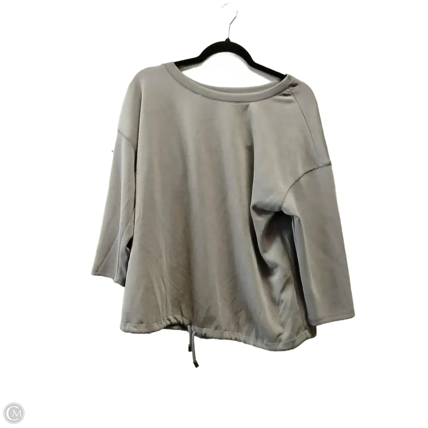 Top Long Sleeve By Clothes Mentor In Grey, Size: L