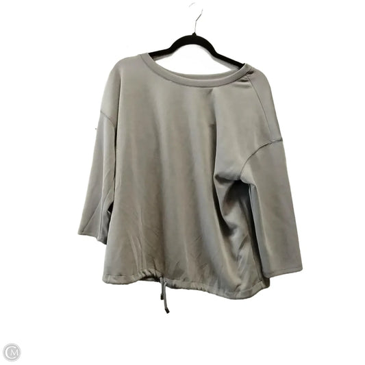 Top Long Sleeve By Clothes Mentor In Grey, Size: L