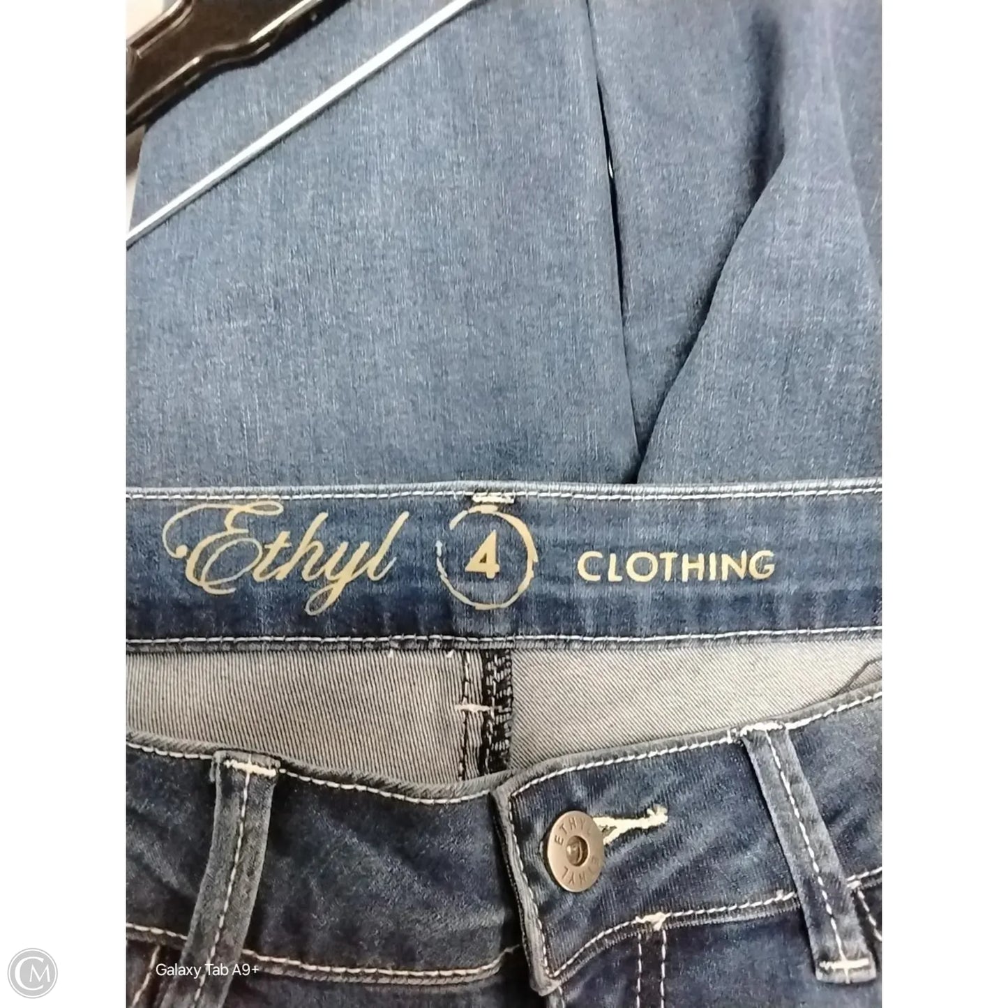 Jeans Skinny By Ethyl In Blue Denim, Size: 4