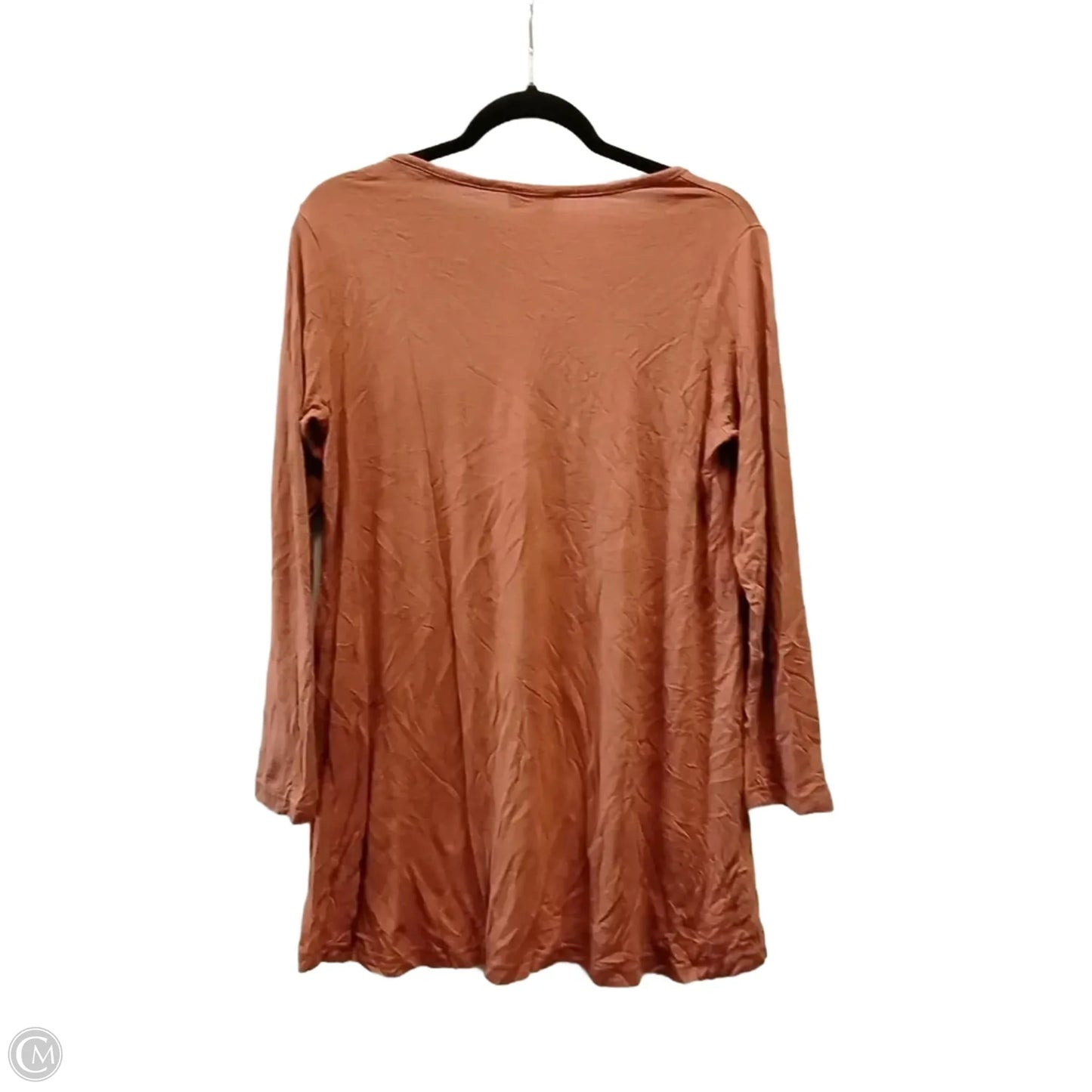 Top Long Sleeve By Clothes Mentor In Orange, Size: Xl