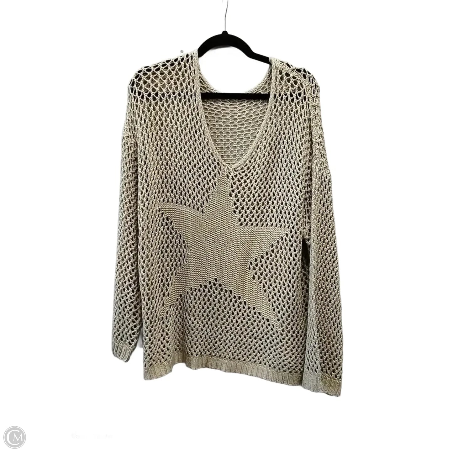 Top Long Sleeve By Clothes Mentor In Brown, Size: L