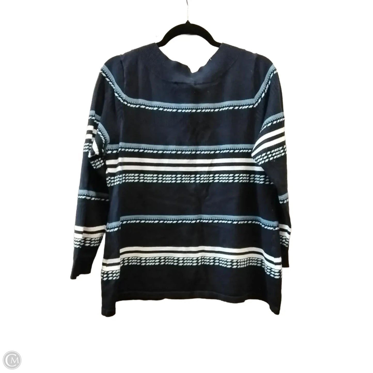 Top Long Sleeve By Christopher And Banks In Blue, Size: Lp